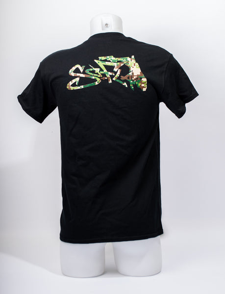 Digi Camo Military Tribute T-Shirt